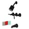 Kingston Brass Tub and Shower Faucet, Oil Rubbed Bronze, Wall Mount KBX8135DKL - alternate 1